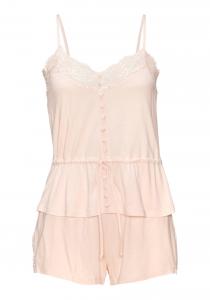 Короткий пижамный комплект LASCANA, оранжевый