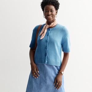 Женский свитер с коротким рукавом Sonoma Goods For Life, Cold Shadow