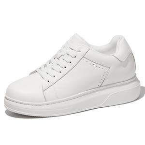 SULEGAO Водостойкие, амортизирующие, легкие, поддерживающие, увеличивающие рост, низкие кроссовки для скейтбординга, мужские, белые