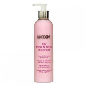 Шелковое очищающее молочко для лица и шеи 300 мл Bingo Spa