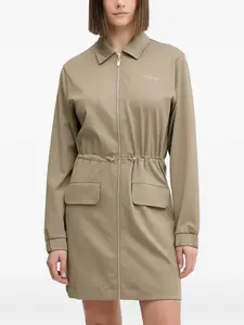 Мини-платье с карманами на молнии Guess Usa, нейтральный