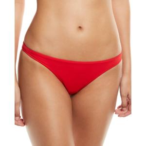 Сплошные шорты для бикини Сент-Люсия в красном MILLY