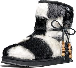 Женские повседневные универсальные теплые простые зимние ботинки AU&MU, Black