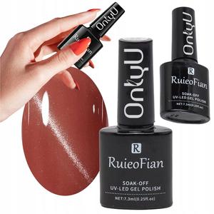 СВЕТЛО-КОРИЧНЕВЫЙ ГИБРИДНЫЙ ЛАК ДЛЯ НОГТЕЙ С ГЛЯНЦЕВЫМ УФ-ПОЛИРОВКОЙ OnlyU/L158, 7,3 мл