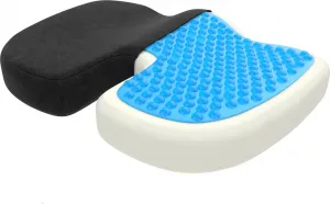 Ортопедическая гелевая подушка для сиденья Bonmedico, усилитель сиденья для автомобиля, офиса и инвалидной коляски, размер: стандартный