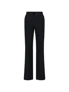 Прямые брюки с логотипом Diesel, черный