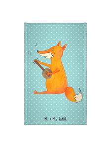 Mr. & Mrs. Panda Лиса-полотенце, гитара, без слов, бирюзовые пастельные тона