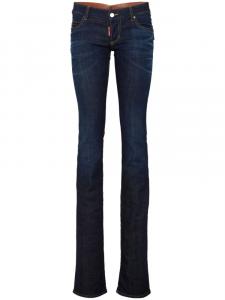 DSQUARED2 джинсы со вставками, синий