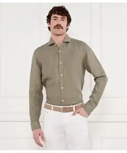 Льняная рубашка Пай-в Slim fit Joop!, зеленый