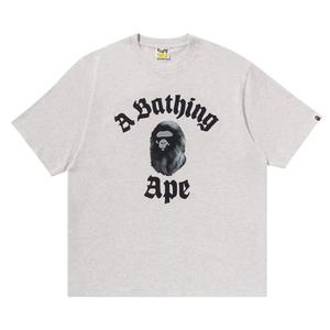 Футболка BAPE College Relaxed Fit Tee #2, Grey