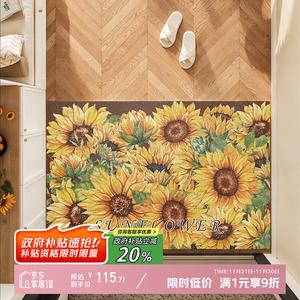 Y U-LIVE Ковер 120х160 см для прихожей, грязеотталкивающий, износостойкий, с петлевым ворсом, в стиле Ван Гога