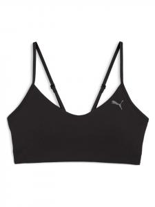 Puma Спортивный бюстгальтер "Move Cloudspun" черного цвета - низкий вырез