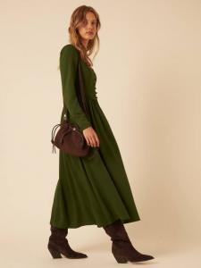 Платье миди Cora Corset из вискозы LENZING ECOVERO Nobody's Child, Green