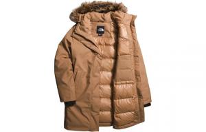 Пальто-парка женское коричневое The North Face