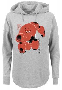 Свитер F4NT4STIC Oversized Hoodie Big Hero 6 Baymax Suite Pose, серый