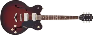 Электрогитара Gretsch G2622-P90 Streamliner Center Block Double-Cut P90 with V-Stoptail, Laurel Fingerboard, Claret Burst Claret Burst