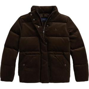Детская пуховая куртка Polo Ralph Lauren, темно-коричневый