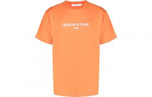 Футболка с принтом логотипа Maison Kitsuné Maison Kitsune, оранжевый