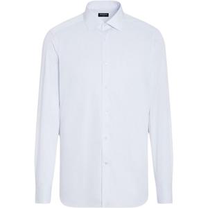 Ermenegildo Zegna Мужская рубашка светло-голубого цвета