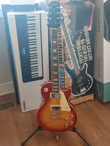 Epiphone Les Paul Standard 60s с фигурной верхней декой - Iced Tea Burst