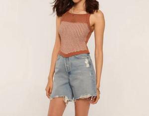 Вязаный топ Джули из глины heartloom, цвет clay