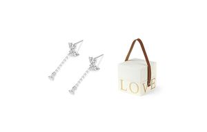 MISS TOOYA Серьги из чистого серебра S999 для женщин