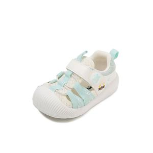 Нескользящие, противоударные, дышащие, легкие, амортизирующие, износостойкие, низкие детские туфли для малышей BOBDOG, бежевый/хаки