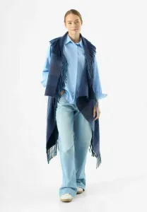 Накидка из тканого клетчатого материала Codello, Blau