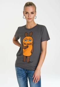 Футболка с принтом DIE SENDUNG MIT DER MAUS LOGOSHIRT, цвет grau