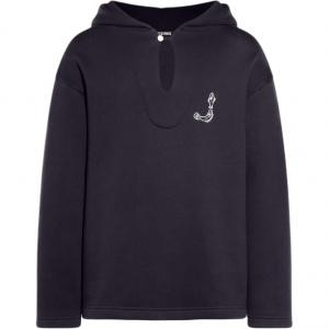 Толстовка мужская темно-синяя/глубокая темно-синяя Jacquemus, темно-синий/темно-синий