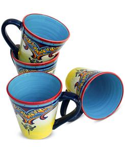 Набор из 4 кружек «Занзибар» Euro Ceramica, мультколор