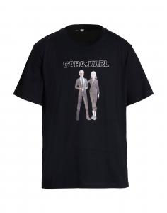 Футболка Cara Loves Karl Karl Lagerfeld, черный