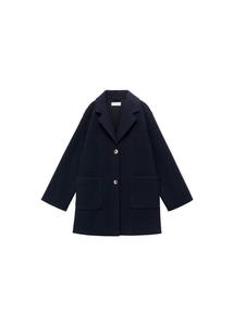 Пальто MANGO KIDS Carla, темно-синий