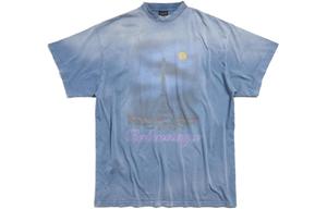 Футболка унисекс Balenciaga, синий