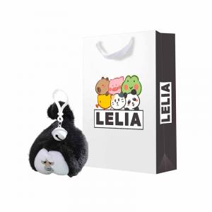 Le Jil Стиль Healing милая белая мордочка лицо монаха обезьянка doodoo куклы плюшевый кулон высота 10см