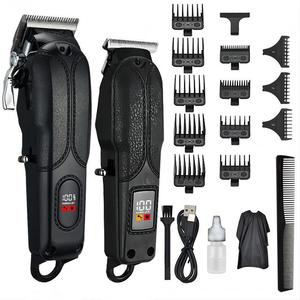 ZCC 155 машинка для стрижки волос низкий уровень шума высокая режущая способность водонепроницаемая LARGNER, черный
