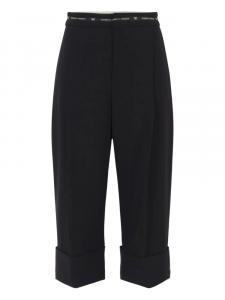 Укороченные брюки по фигуре Elisabetta Franchi, черный