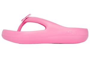 Тапочки Шлепанцы Унисекс Пудра Mlb