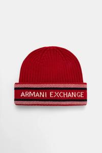 Шапка из смесовой шерсти Armani Exchange, красный