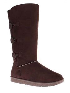 Ботинки ISLAND BOOT Winterstiefel Flora, цвет Dunkelbraun