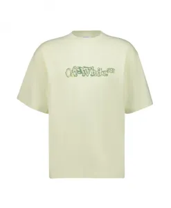 Футболка с логотипом скейтборда Cloudy Arrow Off White, зеленый