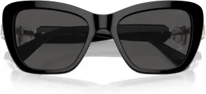 Женские солнцезащитные очки Swarovski Sk6018 Butterfly, Black/Dark Grey