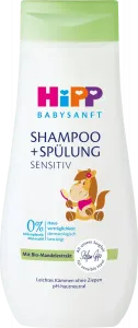 Детский шампунь и усилитель Кондиционер для чувствительной кожи 200 мл Hipp