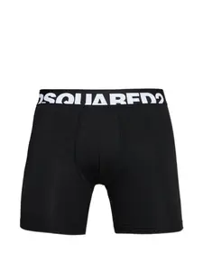Боксеры с логотипом на поясе Dsquared2, черный
