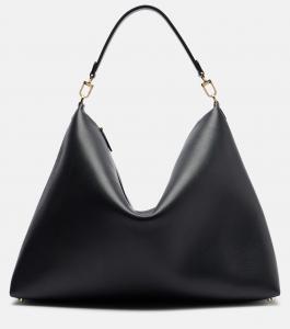 Сумка-тоут из кожи Bevel Toteme, черный