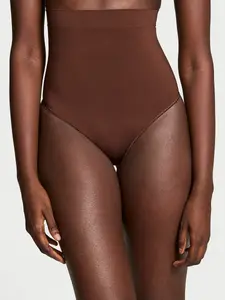 Трусики-стринги с высокой талией SeamlessShaping Victoria'S Secret, цвет Ganache