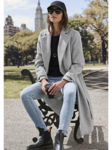 Тренч LASCANA, пятнистый серый