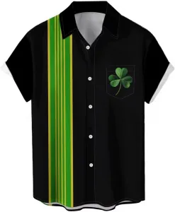 Футболка мужская St Patricks Day с принтом Shamrock