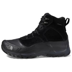 Кроссовки для походов и треккинга мужские с высоким верхом черного цвета The North Face