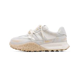 Низкие повседневные туфли женские ST&SAT, Beige Gold